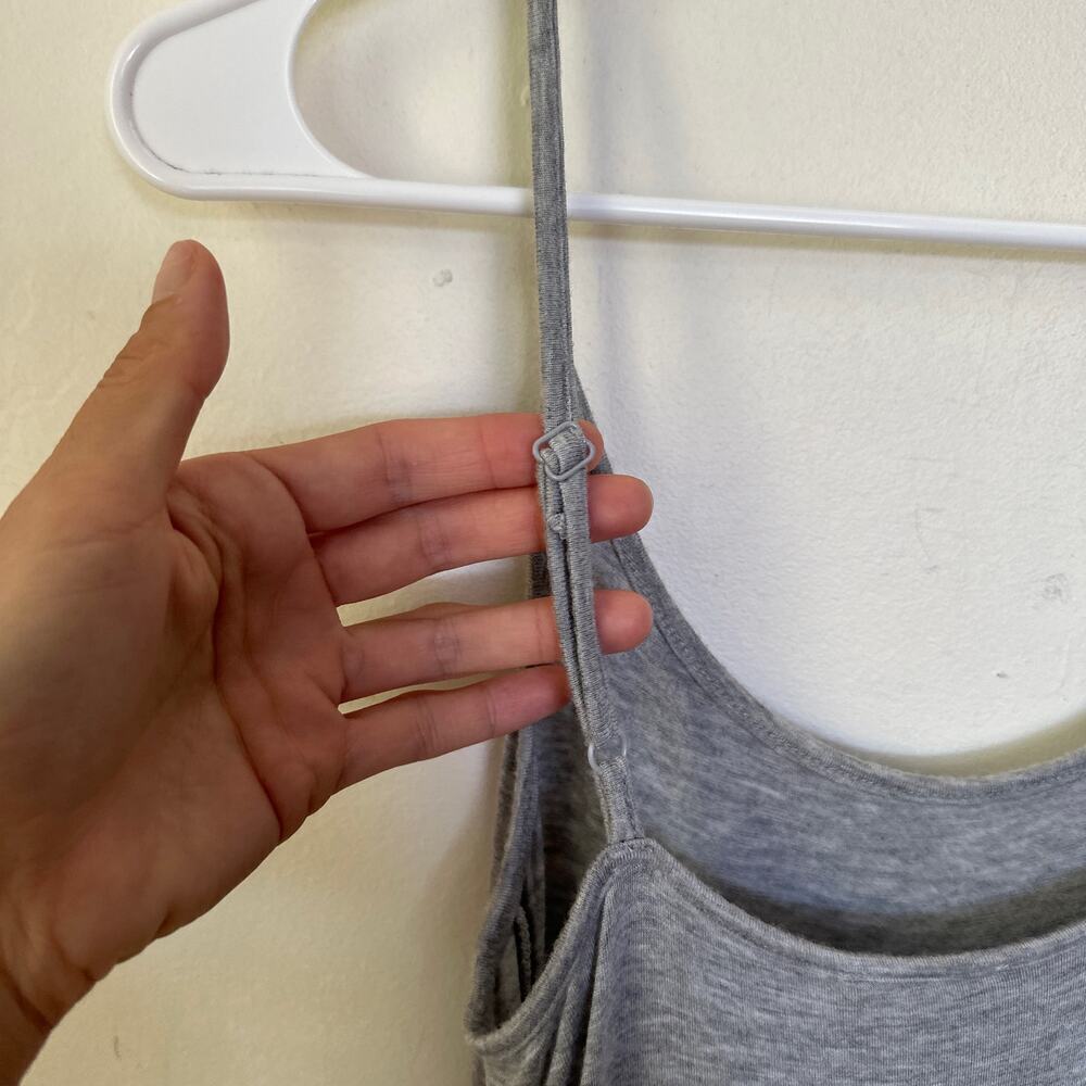 Hem & Thread Gray Slip Dress Size Small - Picture 4 of 7